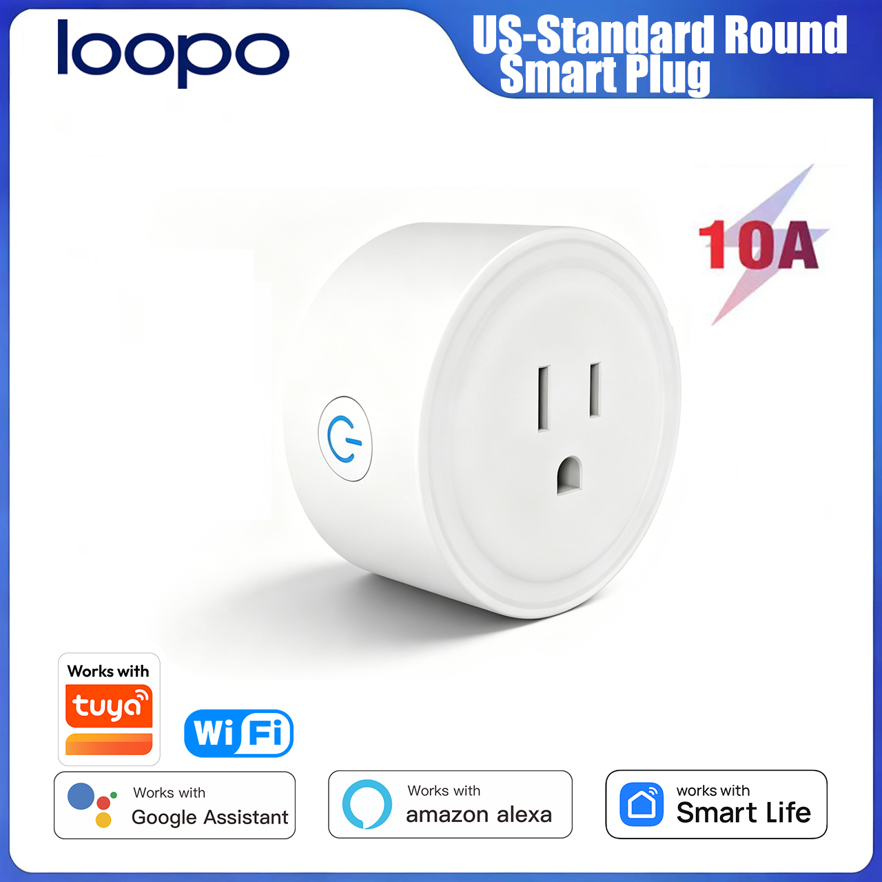 Smart Home Yale - Tuya WiFi US Round 10A Smart