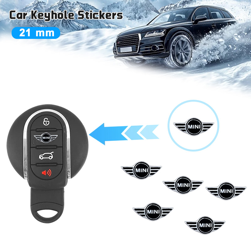 Smart Home Logo - 21mm Car Emblem Stickers Remote Control