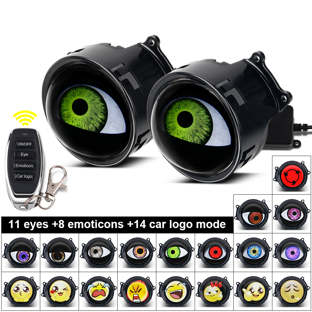 Smart Home Logo - Devil's Eye Car LED Headlight 3inch