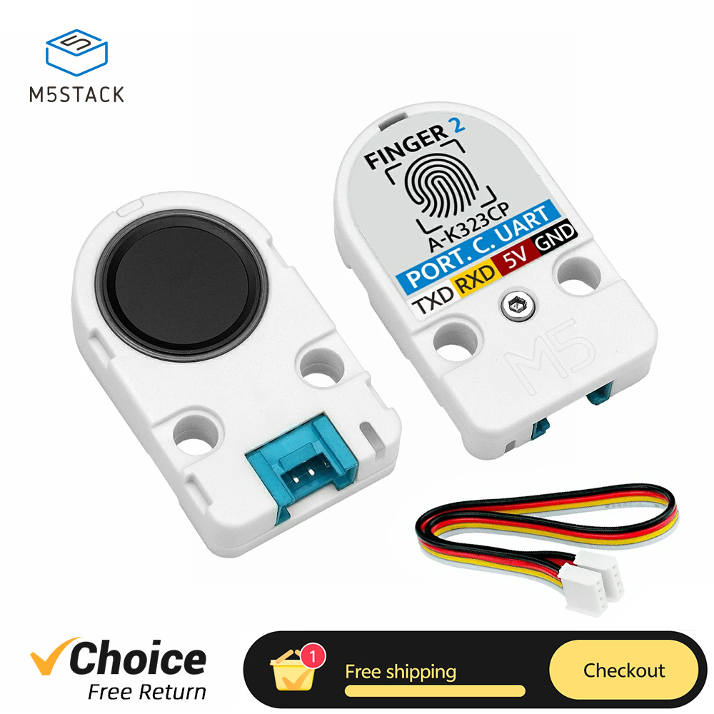 Smart Home Key - M5Stack Fingerprint2 Recognition Sensor Unit STM32