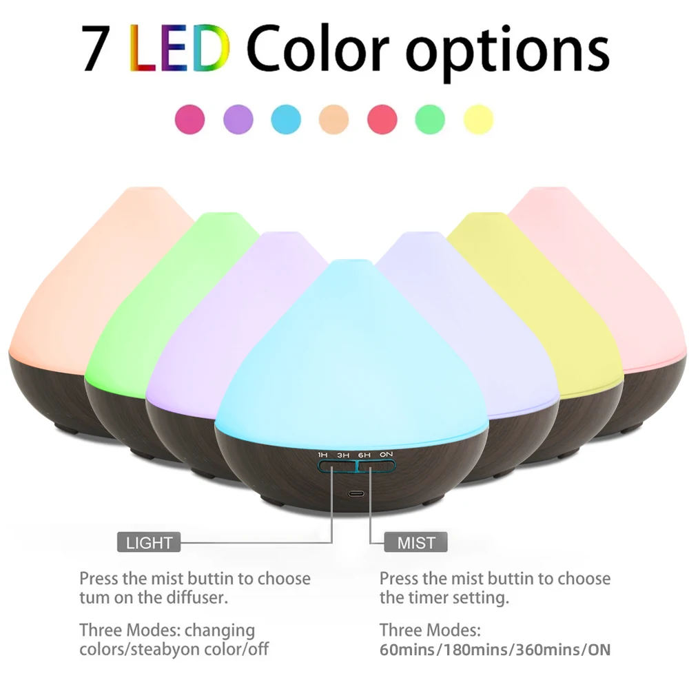 Smart Humidifier - Ultrasonic Smart Diffuser Essential Oil, Remote