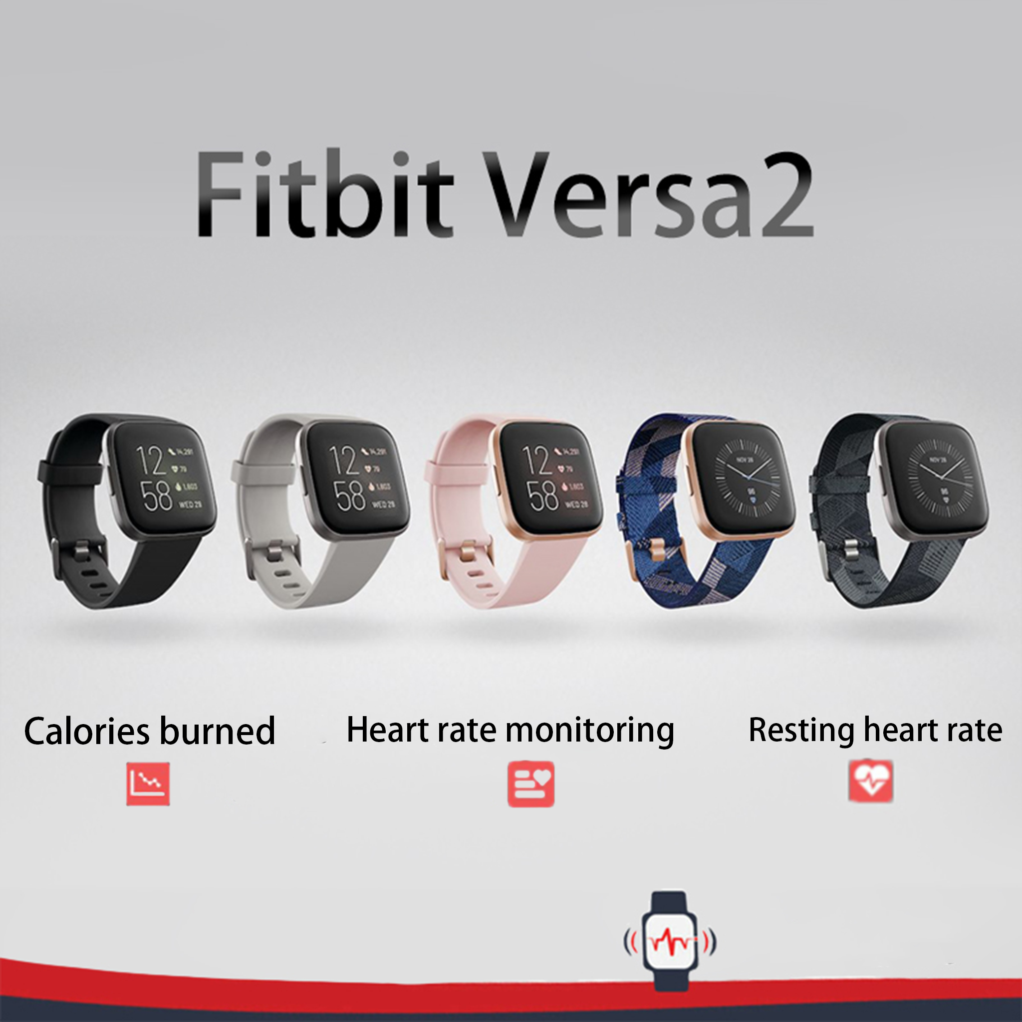 Alexa Compatible Bulb - Fitbit Versa 2 Health and Fitness