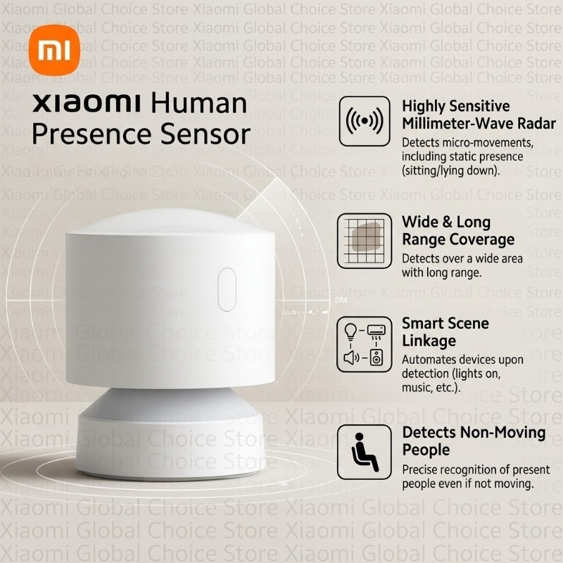 Smart Home Zestaw - Xiaomi Human Presence Sensor Bluetooth 5.0