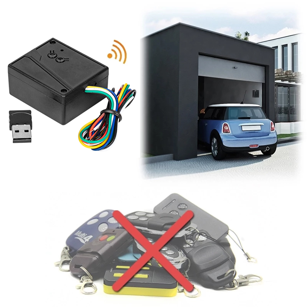 Smart Garage Door Opener - Universal Car Wireless Transmitter And Receiver