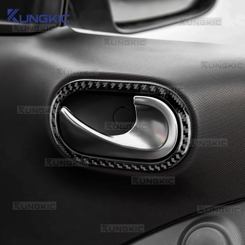 Smart Home Logo - Real Soft Carbon Fiber For Mercedes