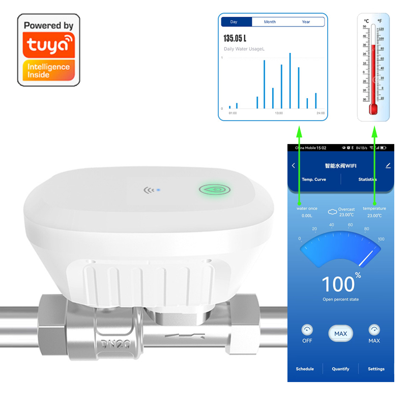 Smart Home Yale - Tuya Smart WiFi Water Valve Water