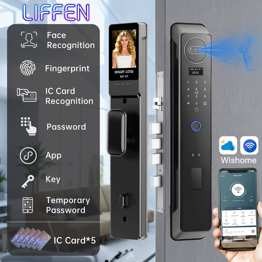 Wifi Doorbell Camera - Wishome APP Smart Lock 3D Face