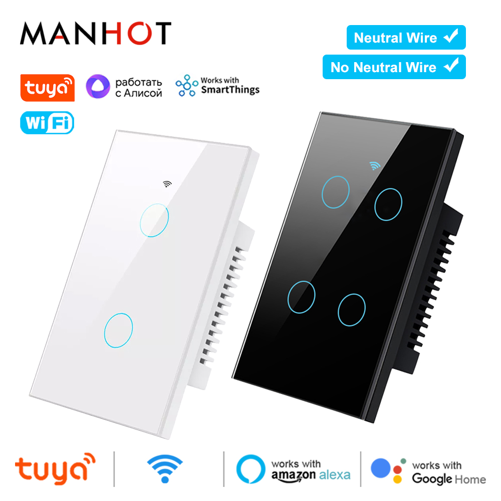 Smart Home Touchscreen Control Panel - Tuya Smart Life Wifi+Bluetooth Touch Light