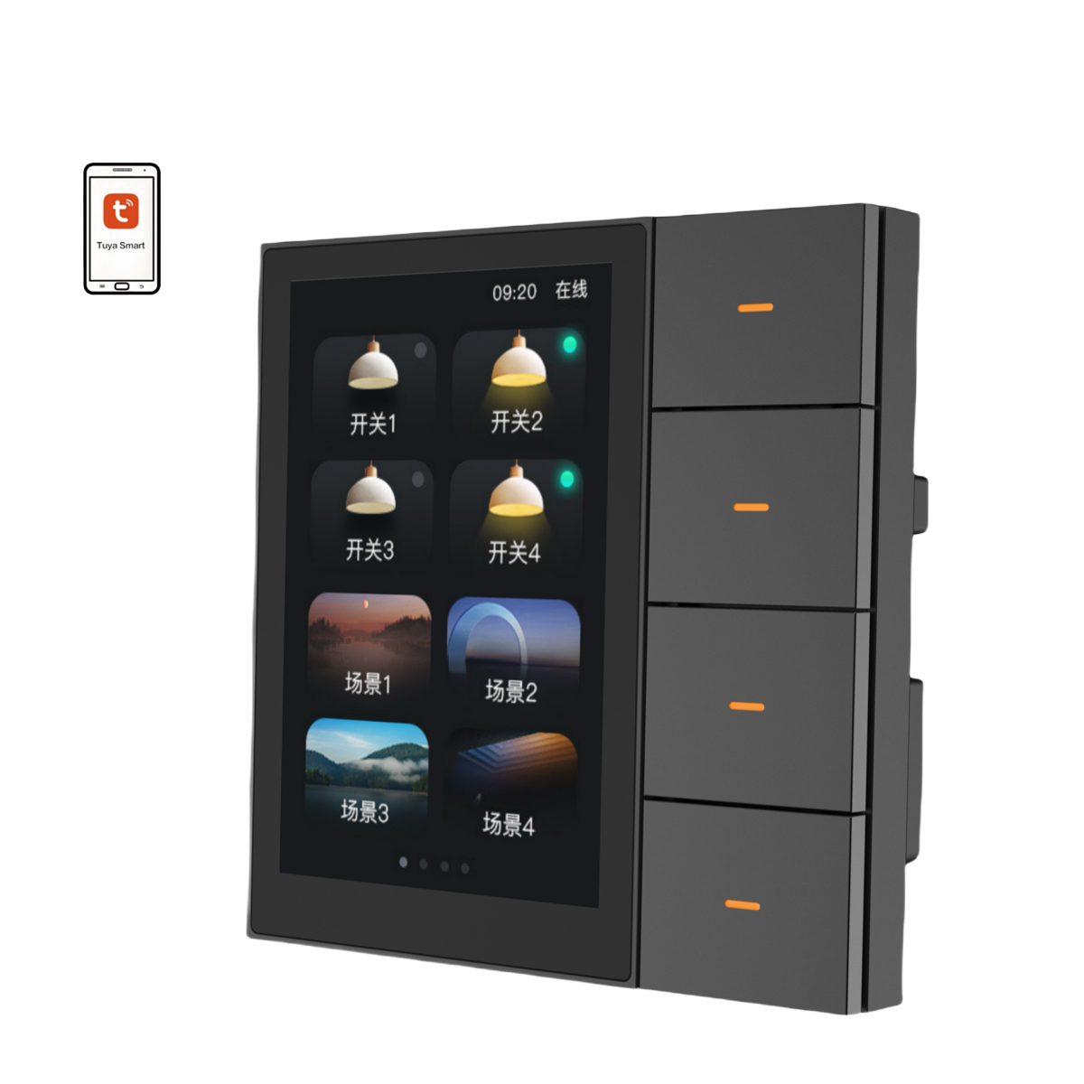 4 Gang Zigbee Smart Life Smart - مراجعة Smart Home Life وسعره
