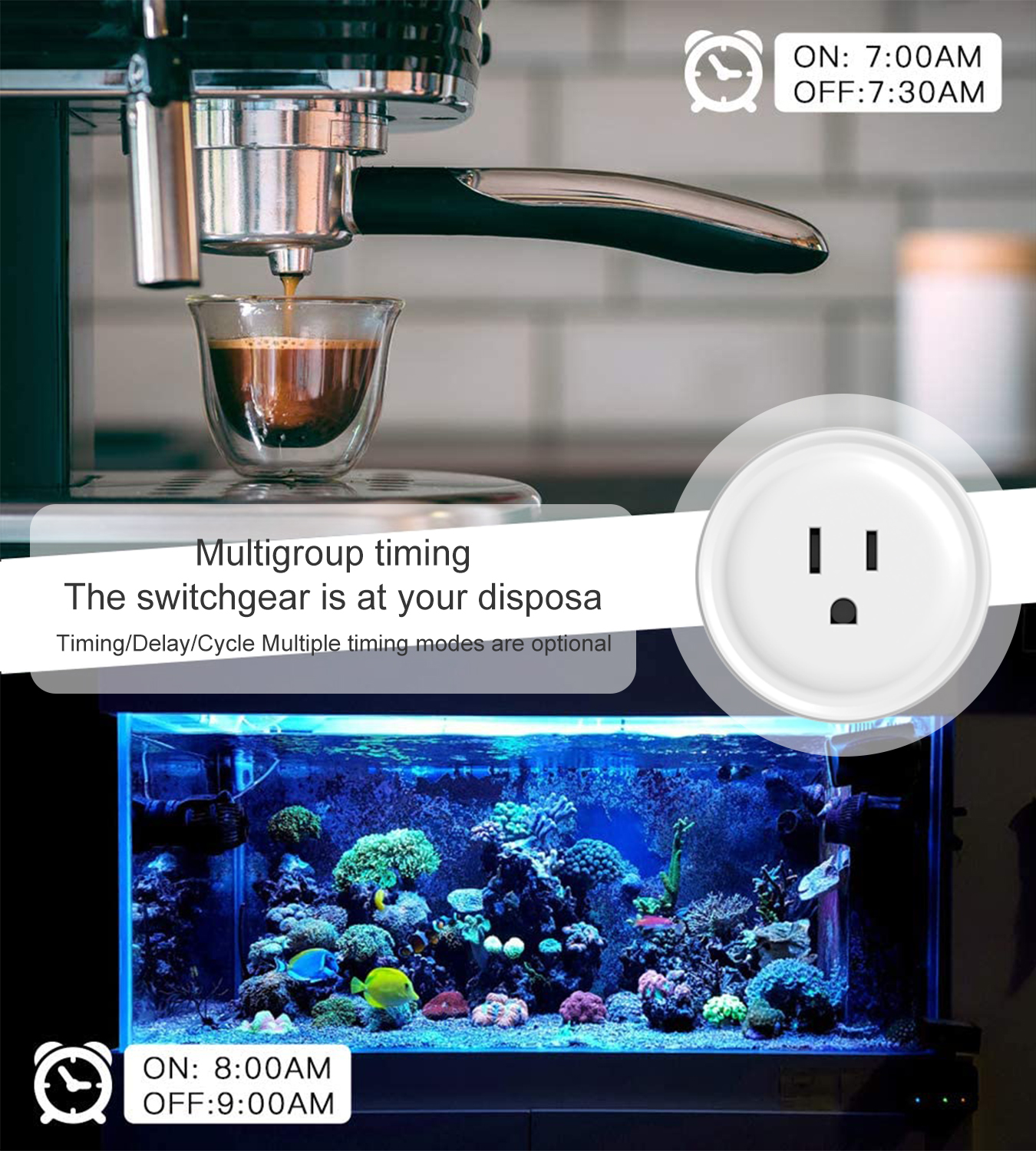 Tuya WiFi US Round 10A Smart P - مراجعة Smart Home Yale وسعره