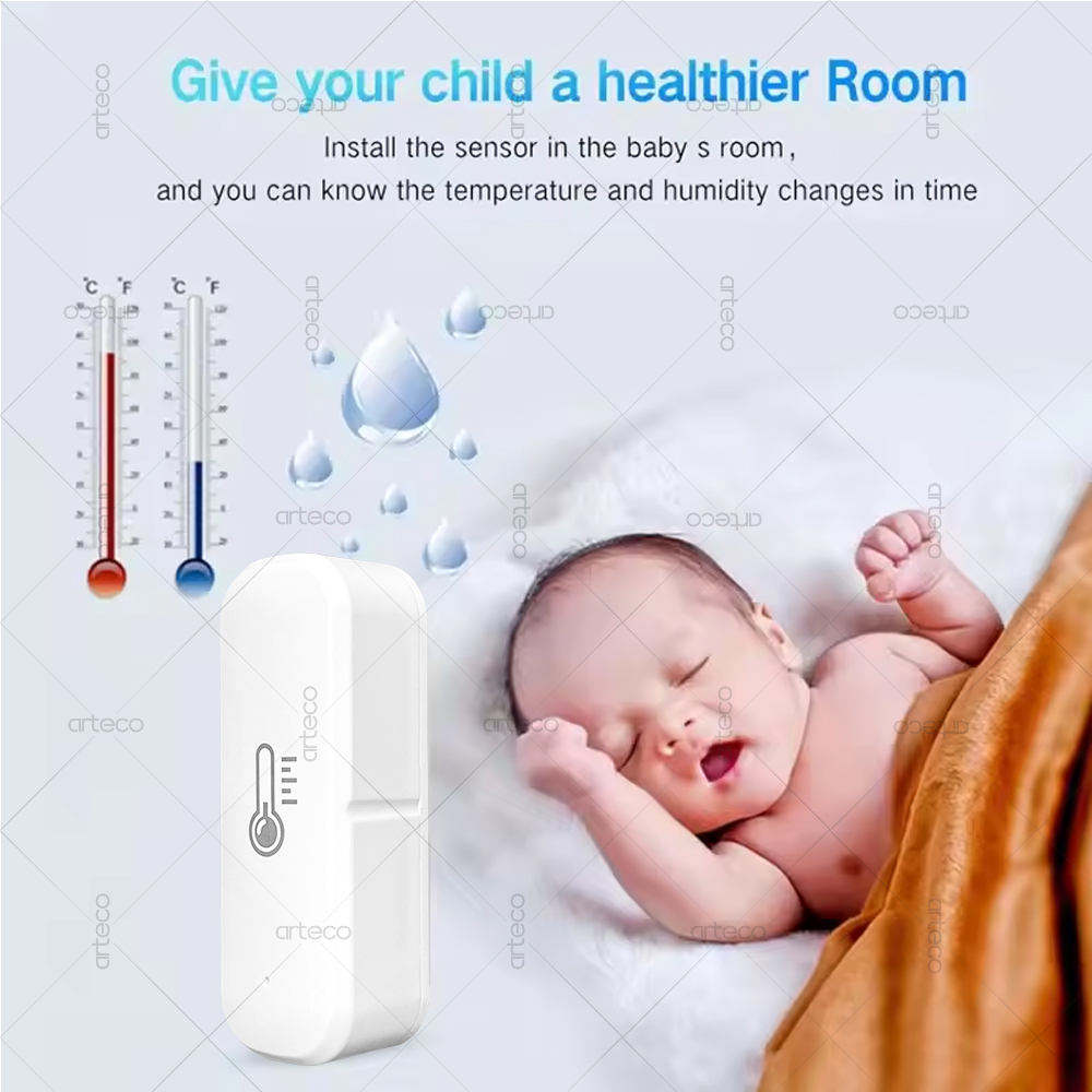 Zigbee Temperature And Humidit - مراجعة Smart Home Tablet وسعره