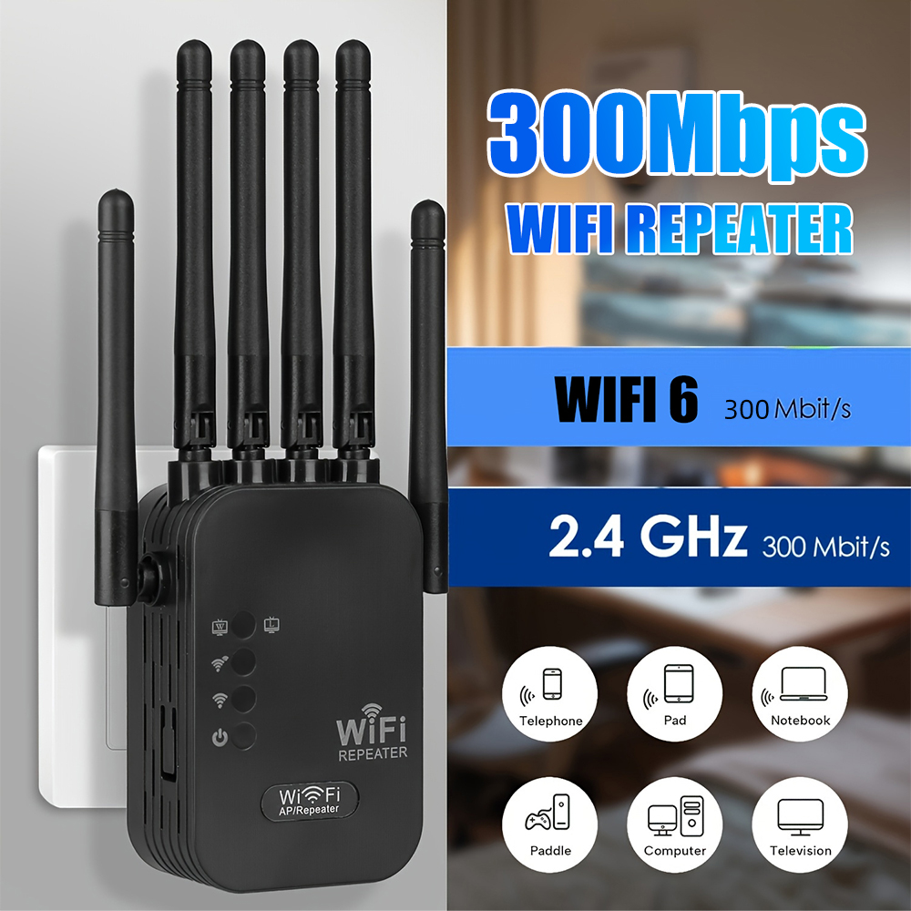 High Gain 300M WiFi Signal Boo - مراجعة Smart Home Network وسعره
