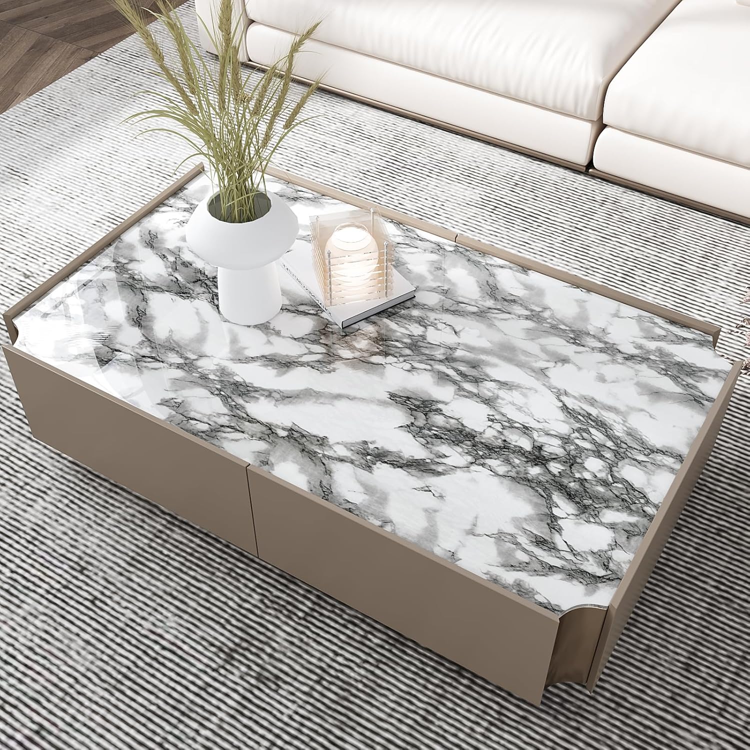 Marble Kitchen Oil-Proof Film  - مراجعة Smart Home Film وسعره