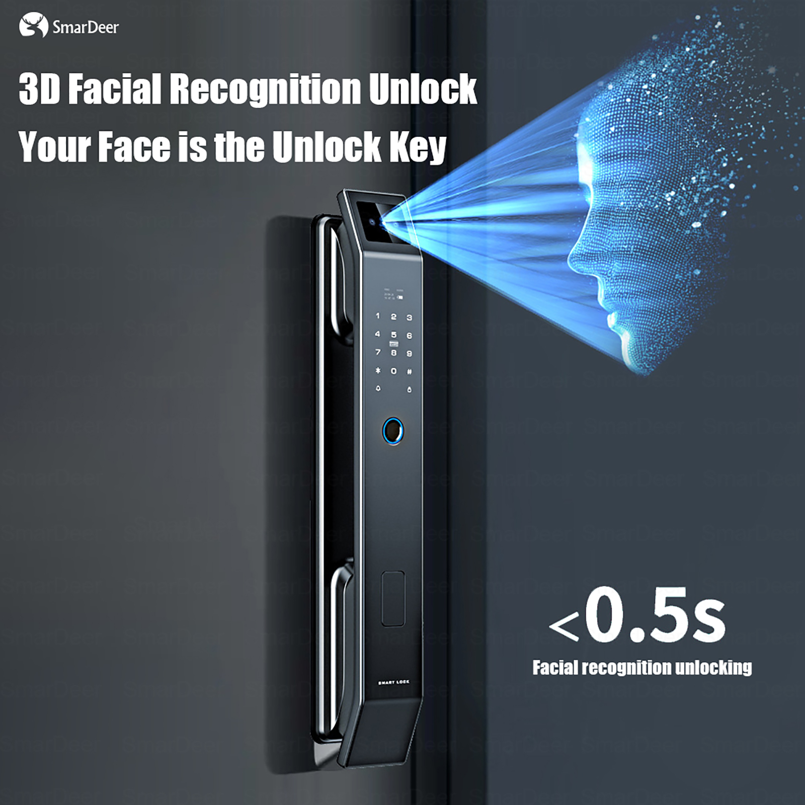 SmaerDeer Smart lock with Came - مراجعة Wifi Doorbell Camera وسعره