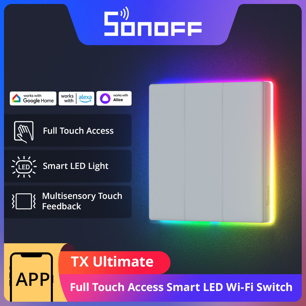 SONOFF TX Ultimate Smart WiFi  - مراجعة Alexa Compatible Bulb وسعره