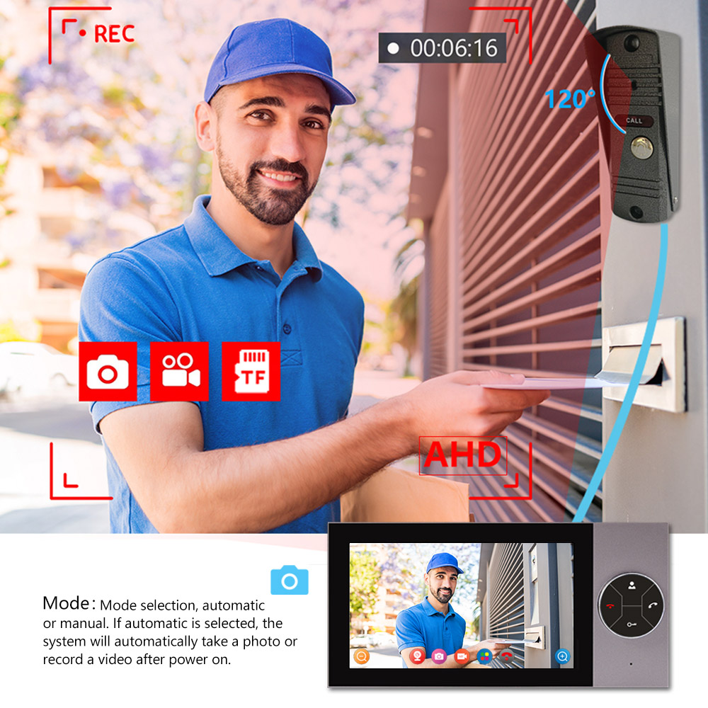 7Inch IPS Screen 2MP 1080P Tuy - مراجعة Wifi Doorbell Camera وسعره