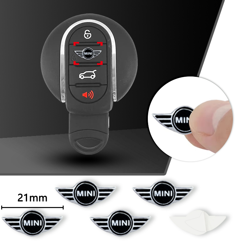 21mm Car Emblem Stickers Remot - مراجعة Smart Home Logo وسعره