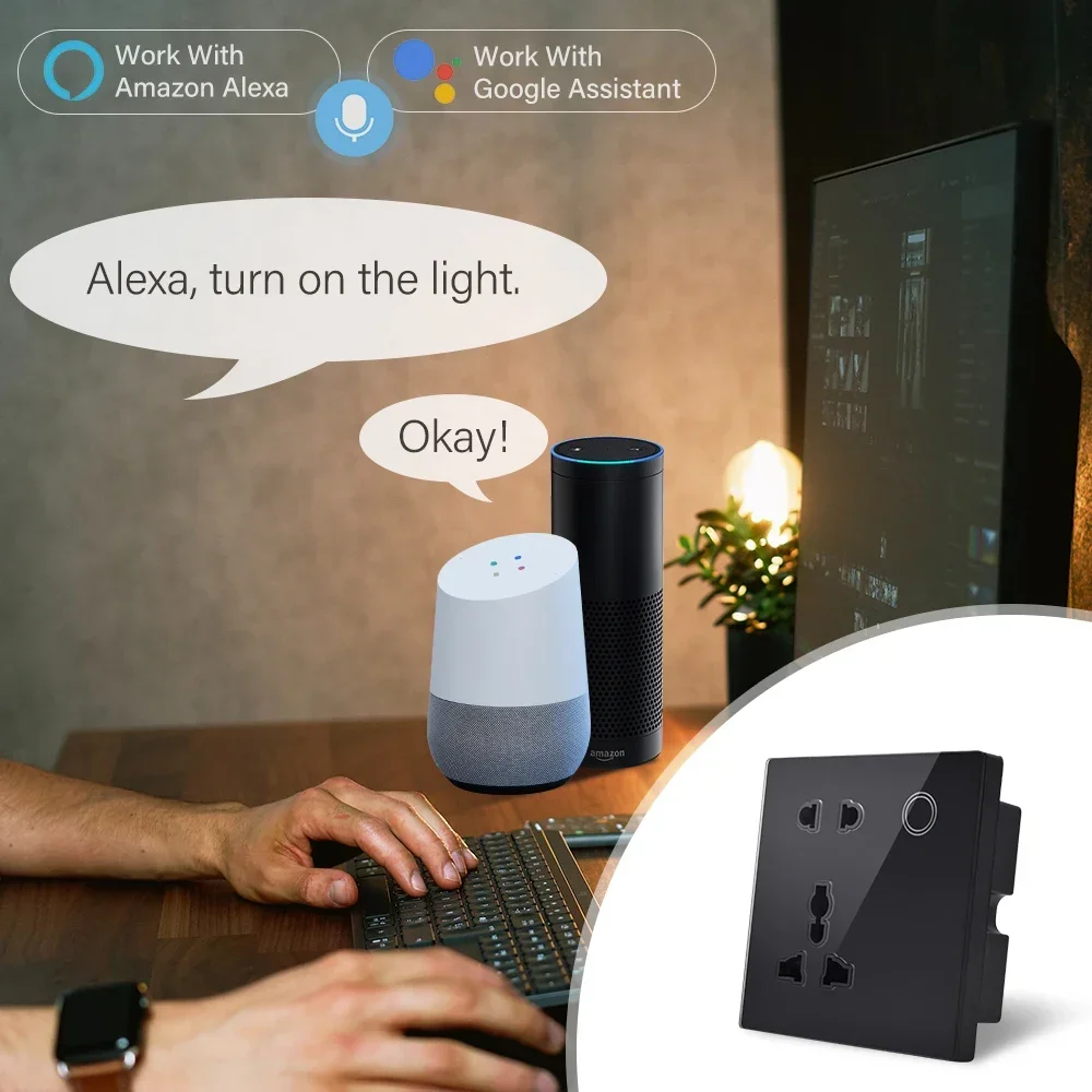Customized Smart WiFi Wall Soc - مراجعة Smart Home Yale وسعره