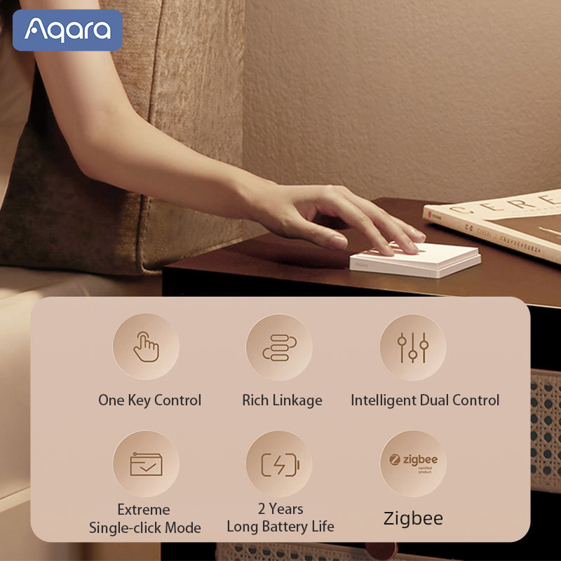 Original Aqara Smart Wall Swit - مراجعة Smart Home Zestaw وسعره