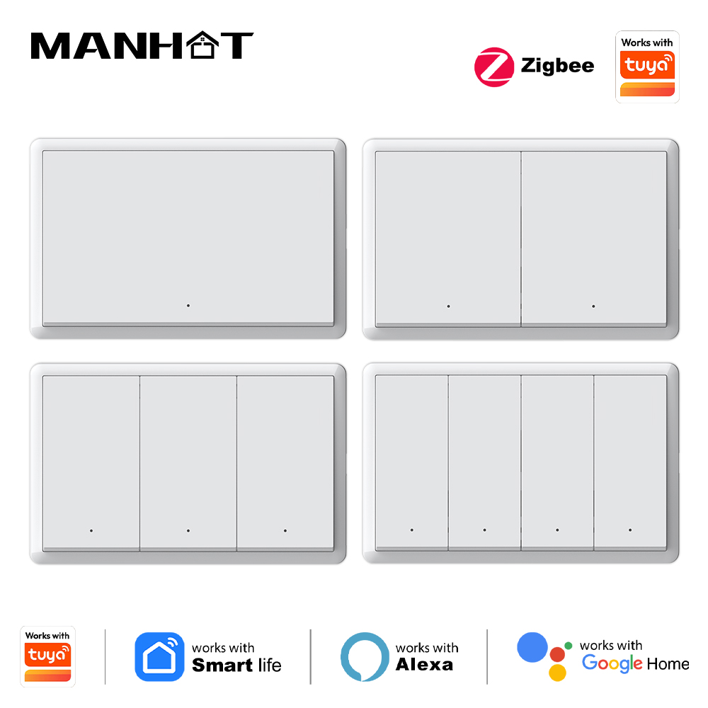 Manhot Smart zigbee Switch No  - مراجعة Smart Home Life وسعره