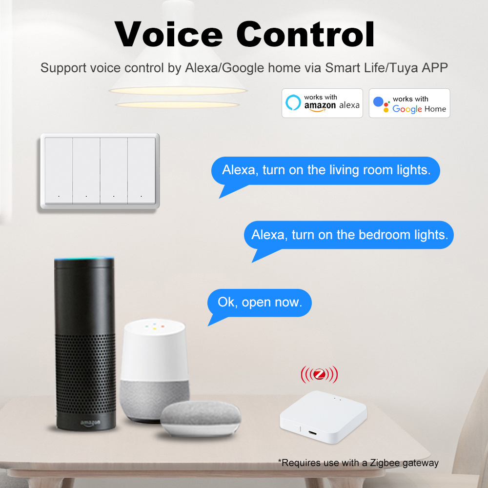 Manhot Smart zigbee Switch No  - مراجعة Smart Home Life وسعره