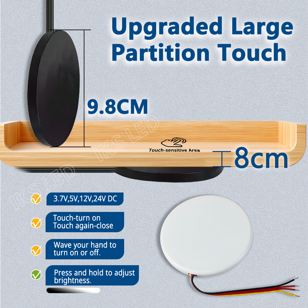 5V 12V 24V  LED Dimmable Touch - مراجعة Smart Home Touchscreen Control Panel وسعره
