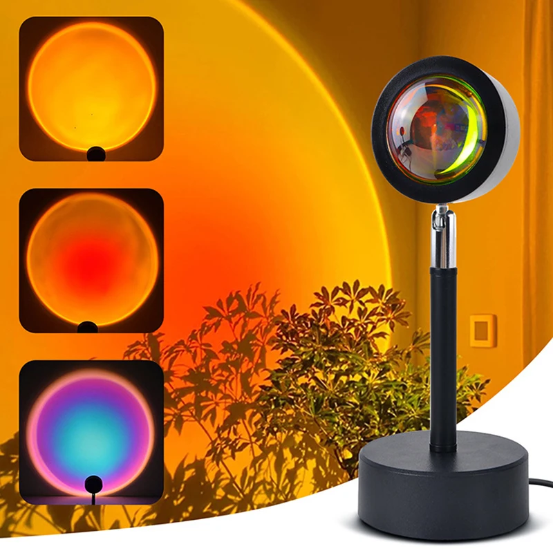 Smart LED Sunset Lamp Colorful - مراجعة Smart Home Network وسعره