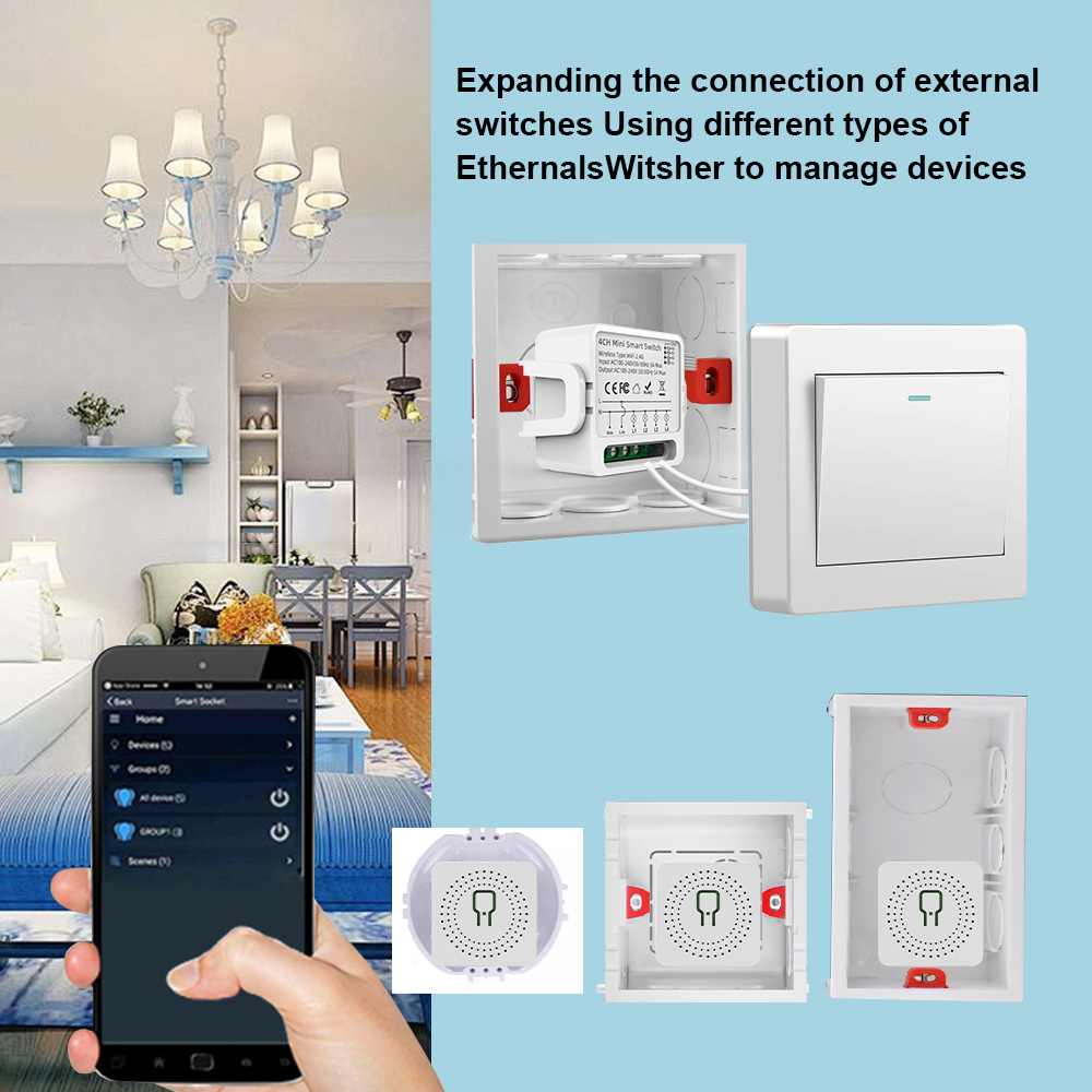 Tuya WiFi Smart Switch 1/2/3/4 - مراجعة Smart Home Yale وسعره