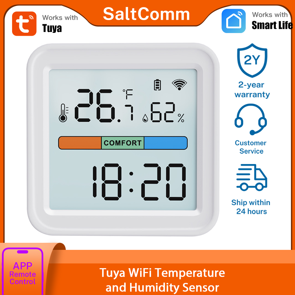 Tuya New WiFi Temperature Humi - مراجعة Smart Home Life وسعره