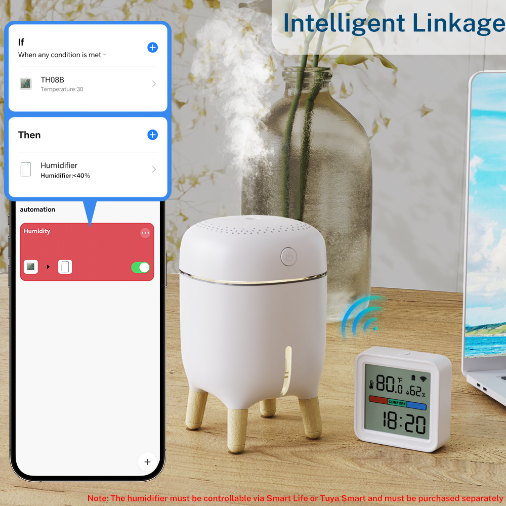 Tuya New WiFi Temperature Humi - مراجعة Smart Home Life وسعره