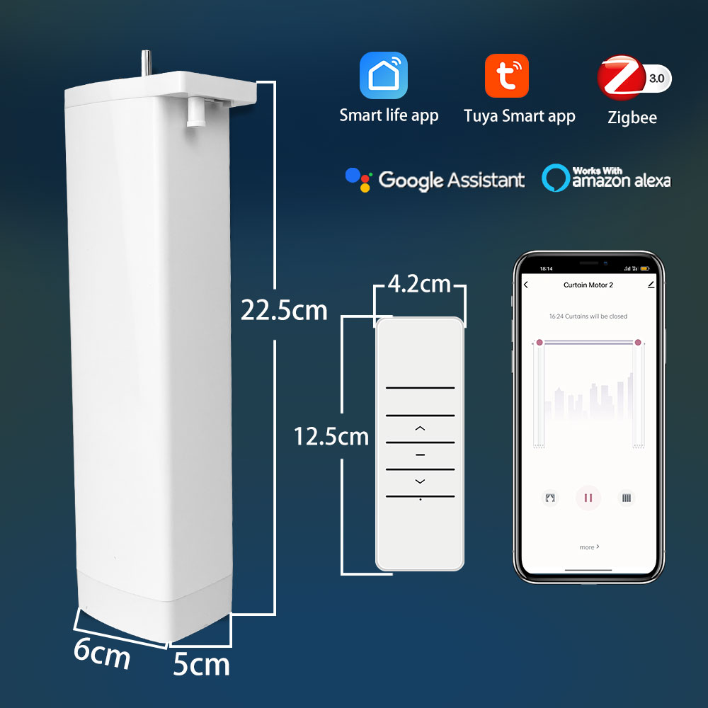 Tuya ZigBee Alexa Smart Curtai - مراجعة Smart Home Windows App وسعره