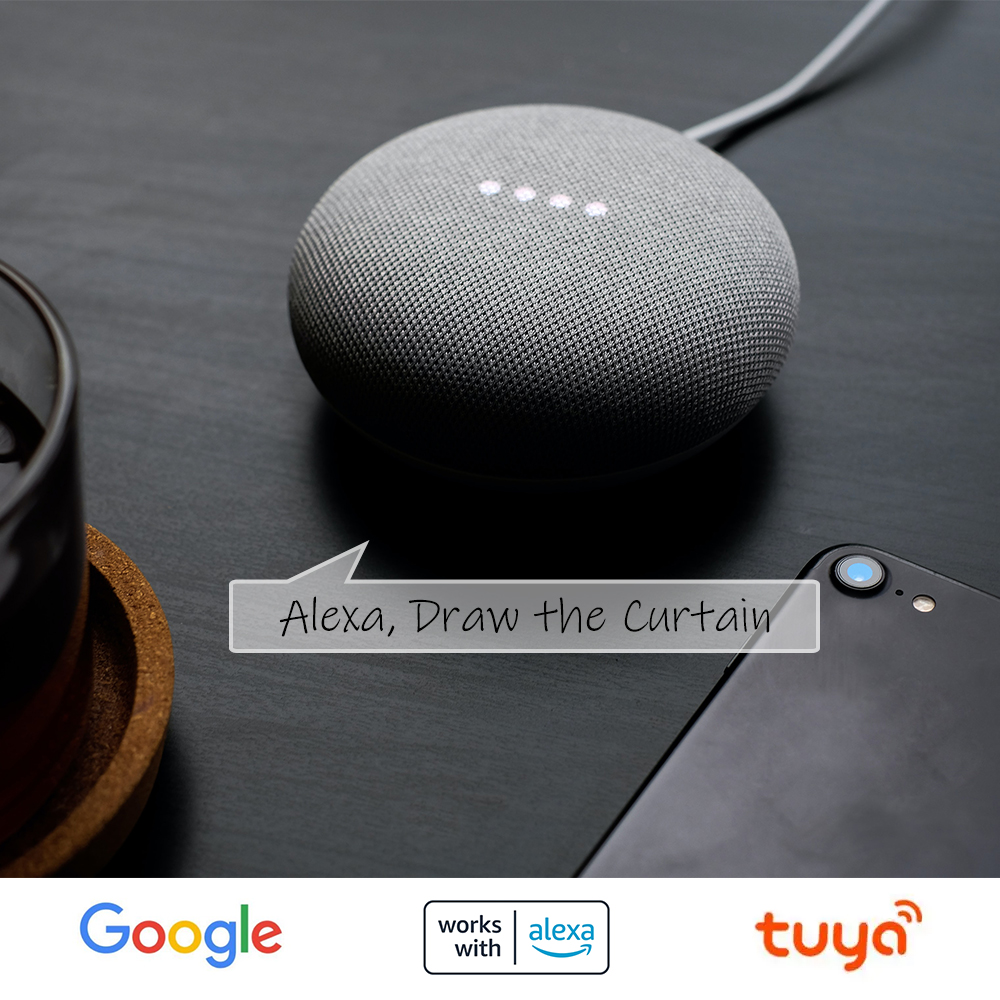 Tuya ZigBee Alexa Smart Curtai - مراجعة Smart Home Windows App وسعره