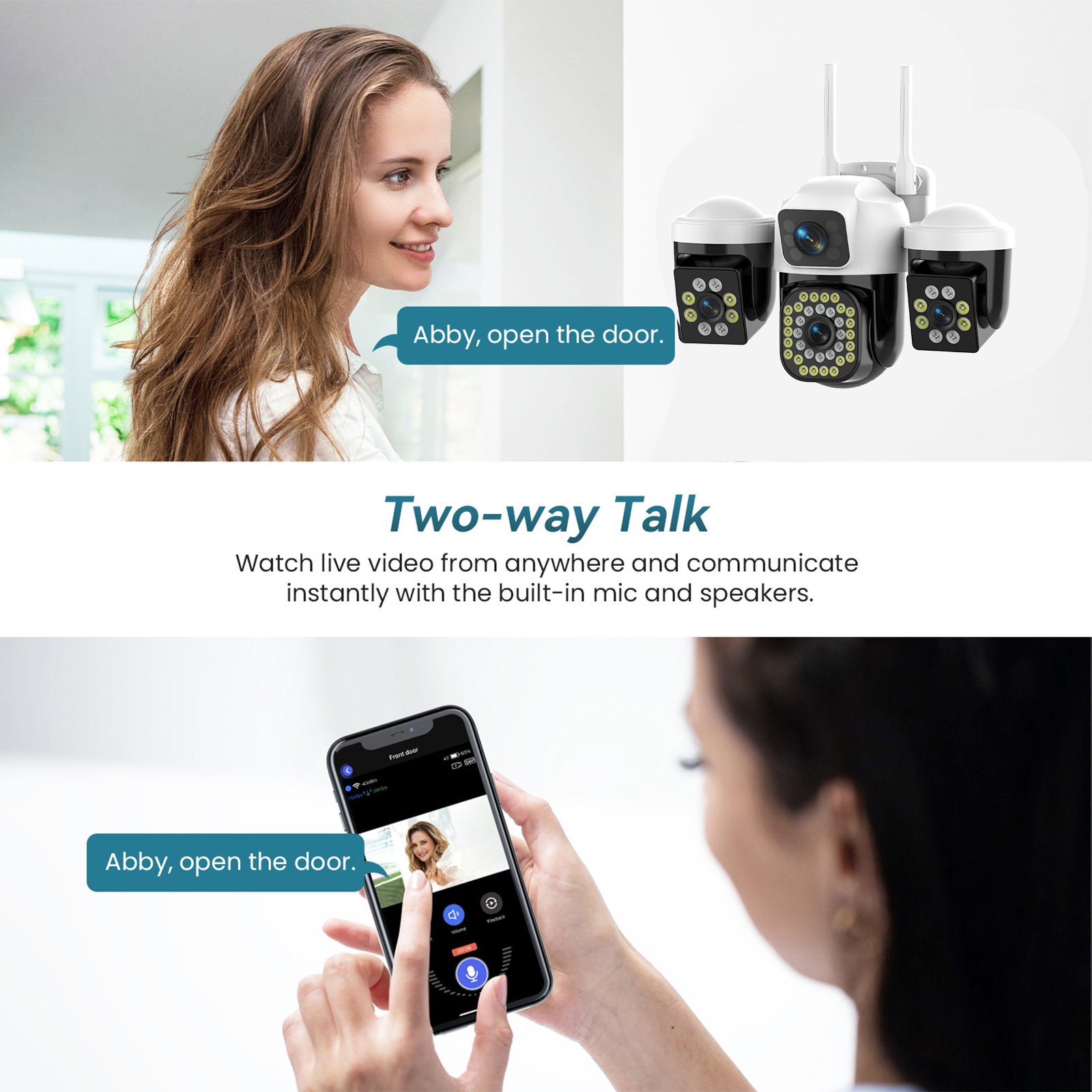 WiFi IP Camera Outdoor 15MP 8K - مراجعة Smart Home Windows App وسعره