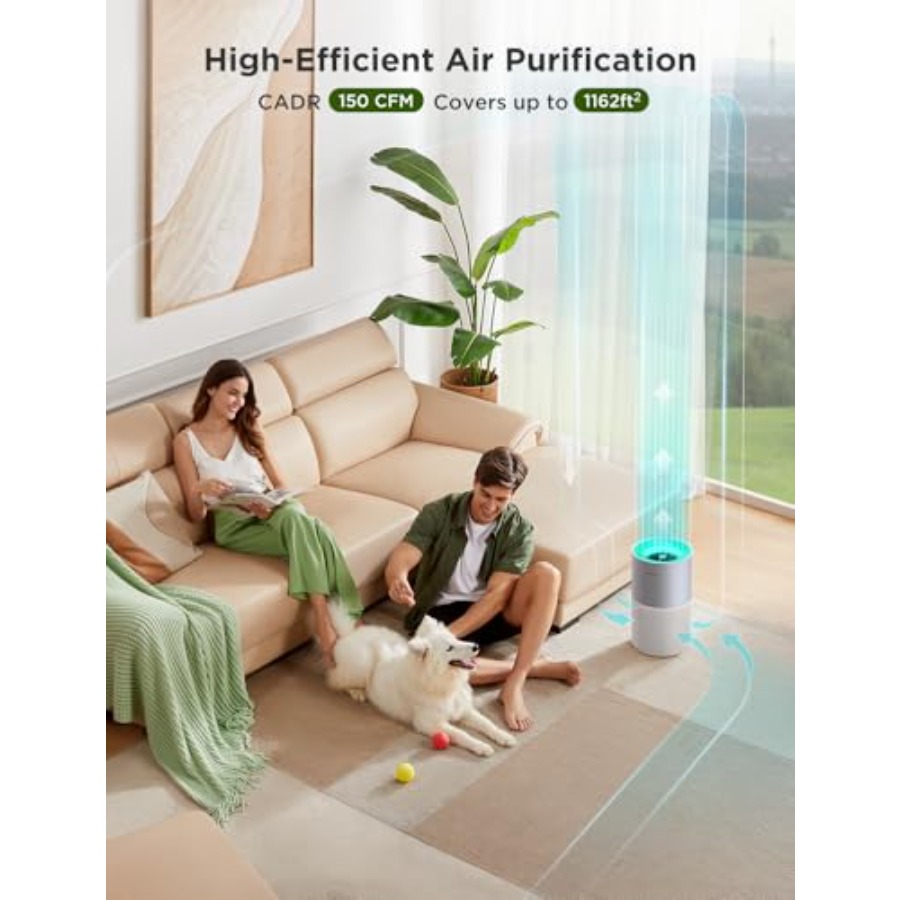 Air Purifiers for Home, Smart  - مراجعة Smart Air Purifier وسعره