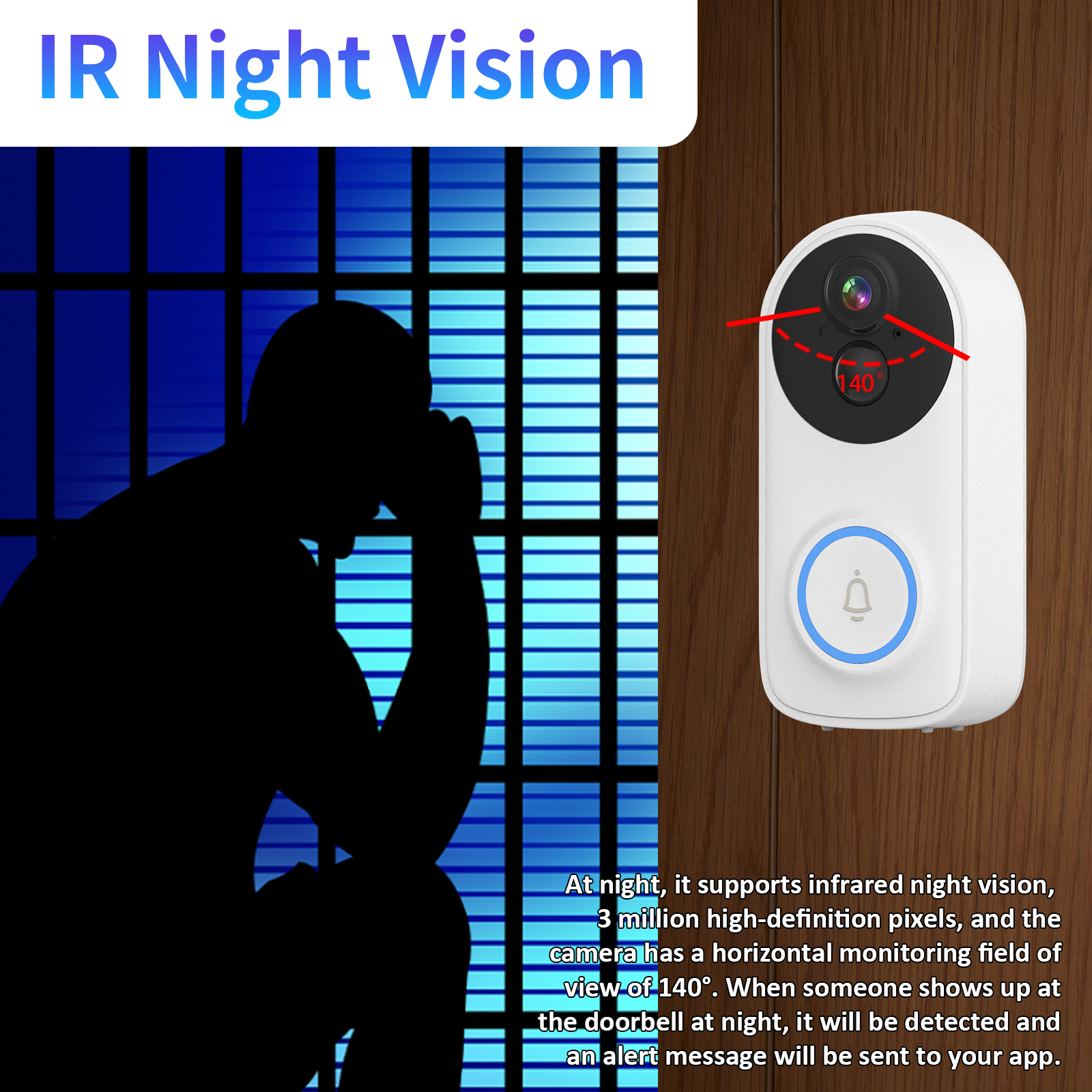 3MP 1296P iCsee APP Wireless W - مراجعة Wifi Doorbell Camera وسعره