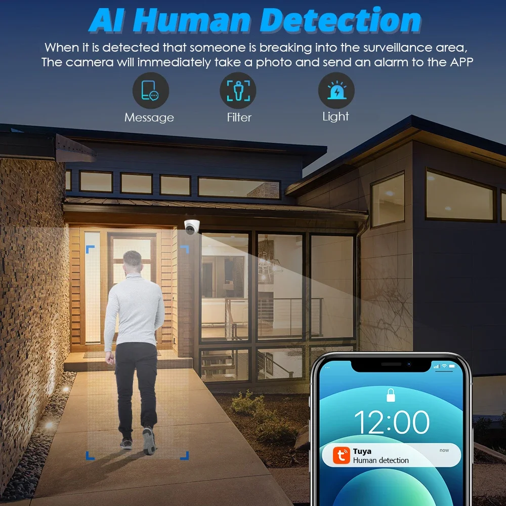 6MP POE Camera 6MP Outdoor Sma - مراجعة Smart Home Windows App وسعره