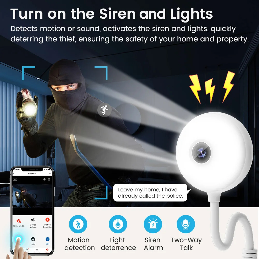 TUYA App Mini WiFi Camera USB  - مراجعة Smart Home Windows App وسعره