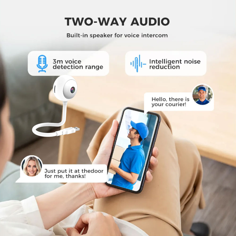 TUYA App Mini WiFi Camera USB  - مراجعة Smart Home Windows App وسعره