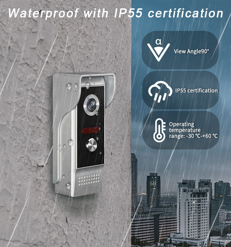 9Inch HD Screen Tuya APP Wired - مراجعة Wifi Doorbell Camera وسعره