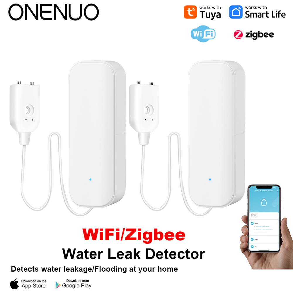 WiFi or Zigbee Water Leak Sens - مراجعة Smart Home Security System وسعره