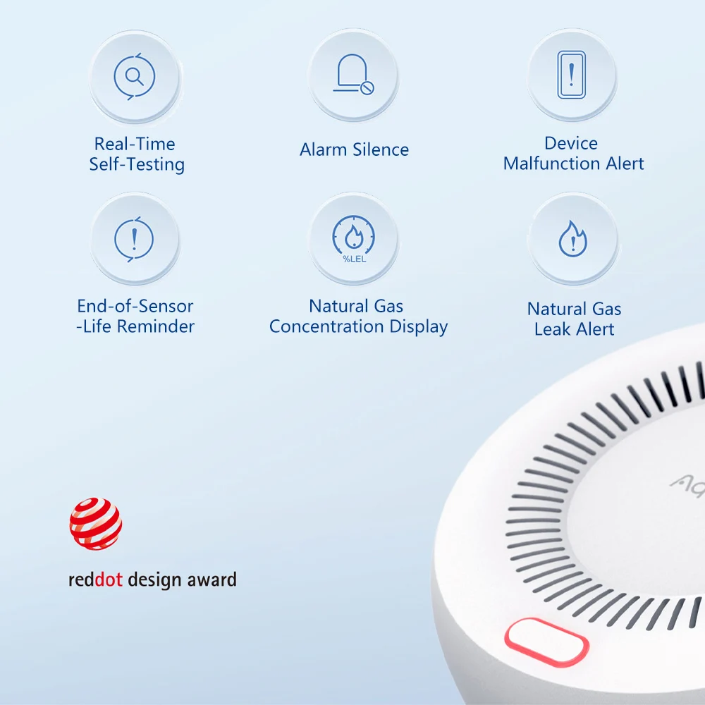 Aqara Natural Gas Detector Sma - مراجعة Smart Home Zestaw وسعره