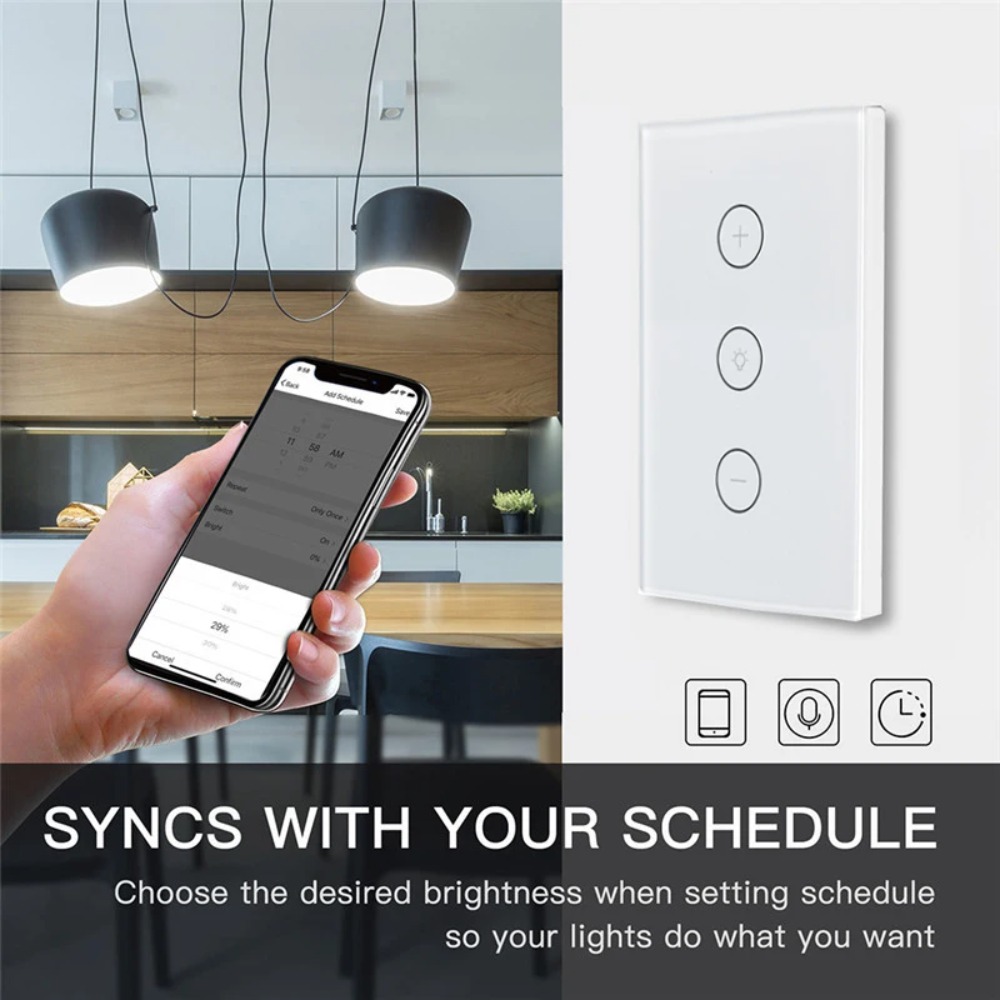 UNKAS Life WiFi Smart Dimmer L - مراجعة Smart Home Touchscreen Control Panel وسعره