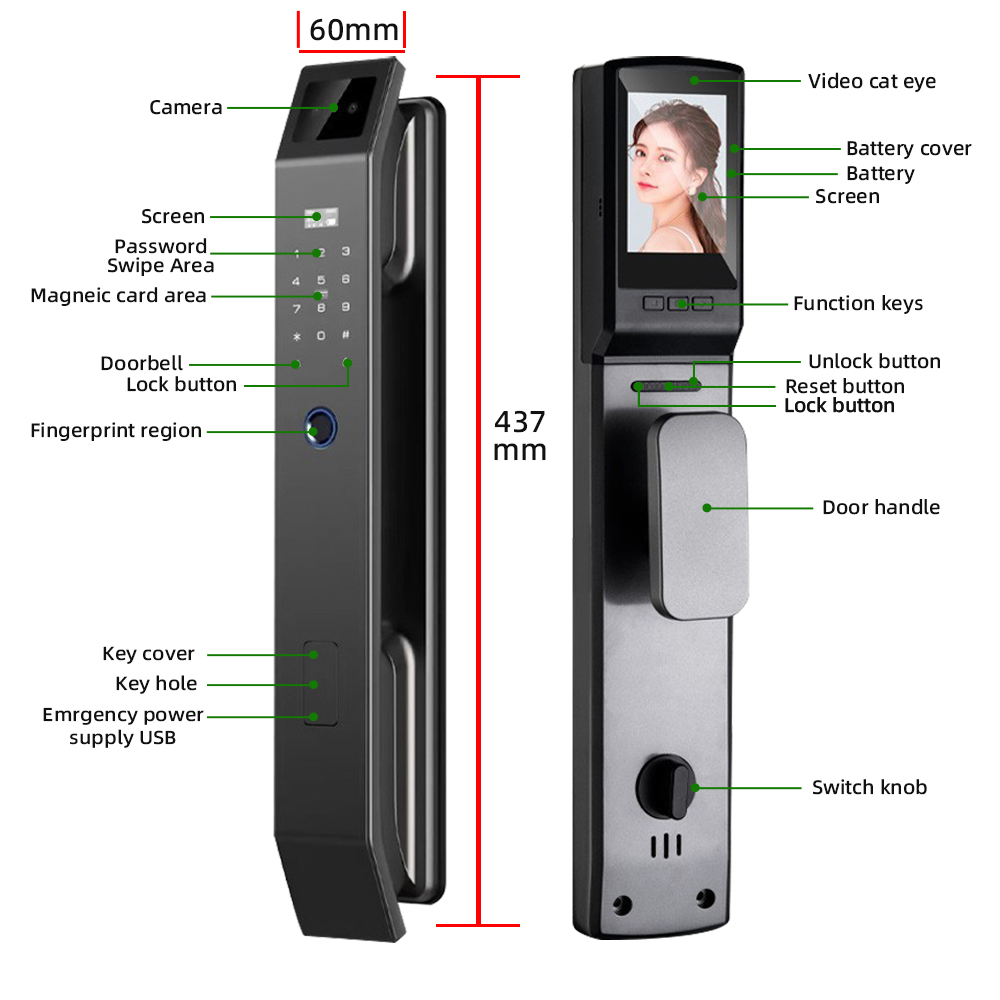 RAYKUBE DF14 Tuya WiFi 3D Face - مراجعة Wifi Doorbell Camera وسعره