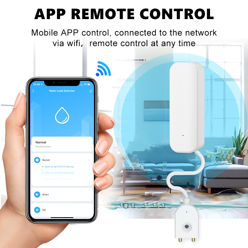 WiFi/Zigbee Water Sensor Tuya  - مراجعة Smart Home Security System وسعره