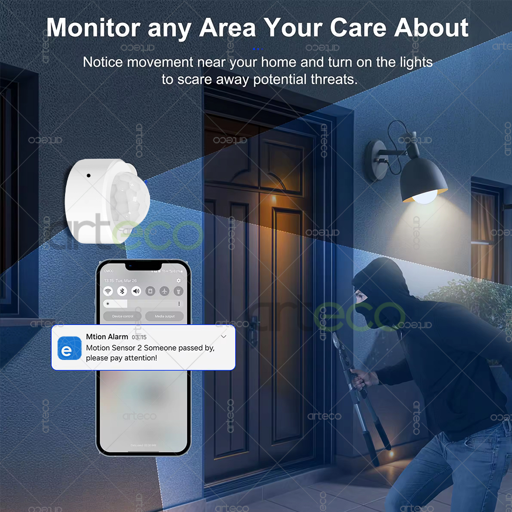 Ewelink Zigbee PIR Motion Sens - مراجعة Smart Home Yale وسعره