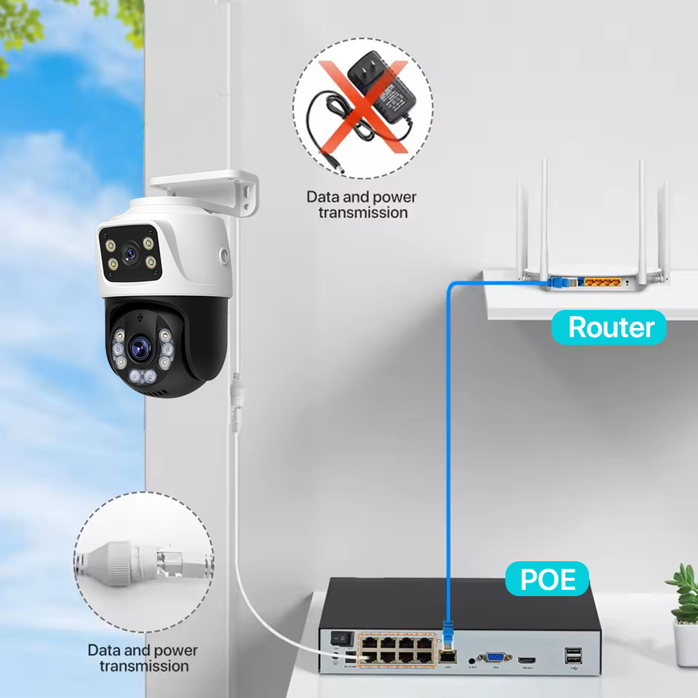 8MP Dual Lens POE ICSee APP Wi - مراجعة Smart Home Windows App وسعره