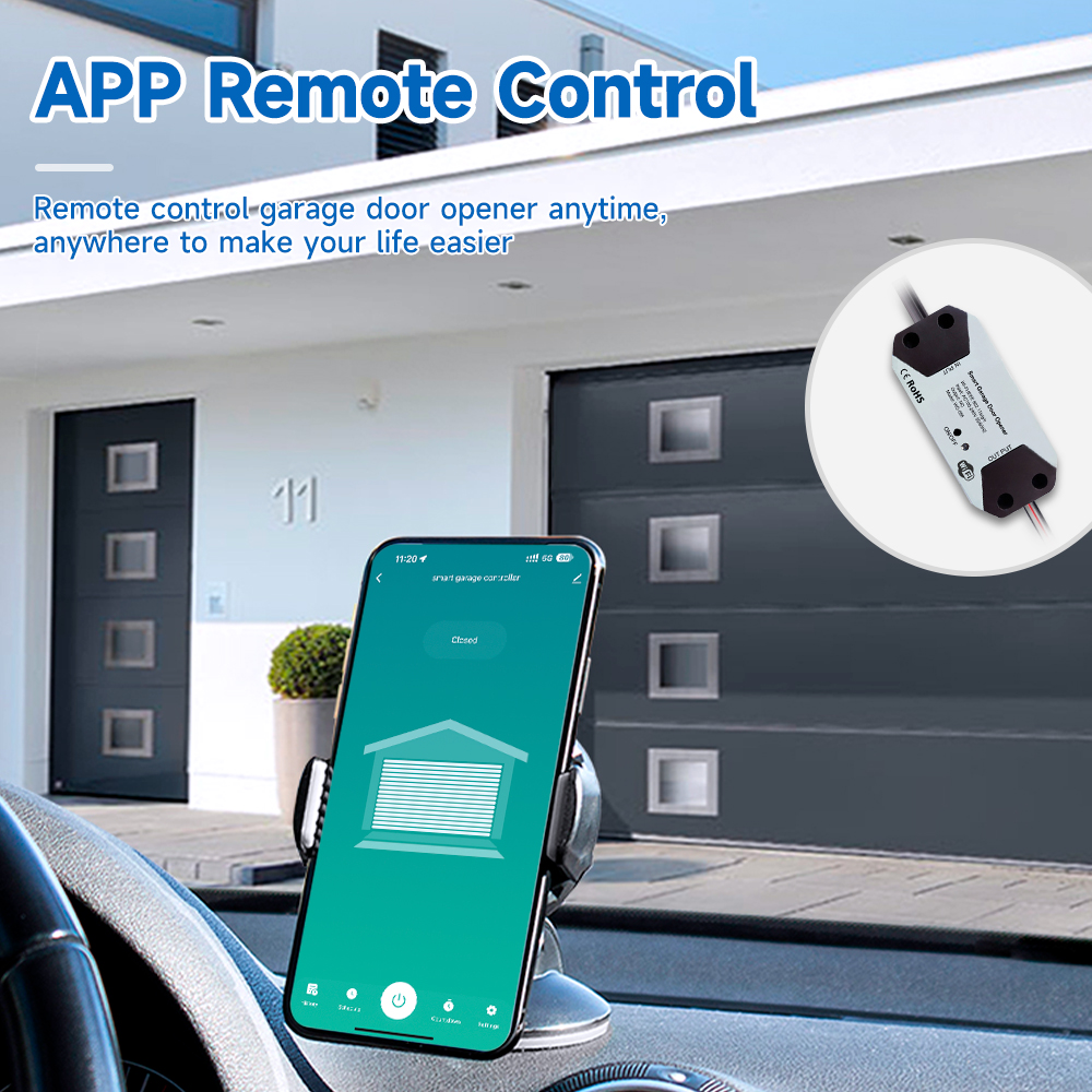 Tuya ZigBee Garage Door Contro - مراجعة Smart Garage Door Opener وسعره