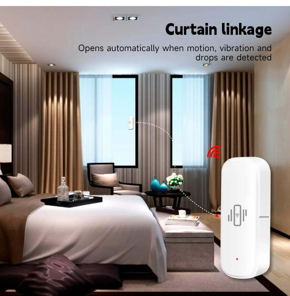 Tuya Smart WiFi Vibration Sens - مراجعة Smart Home Network وسعره