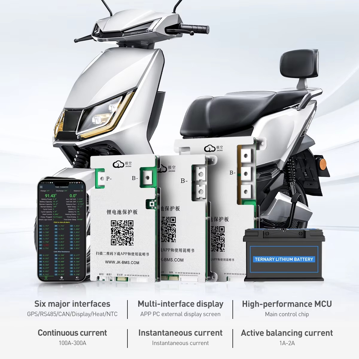 JIKONG JK-B2A24S30P 300A Activ - مراجعة Smart Home Key وسعره
