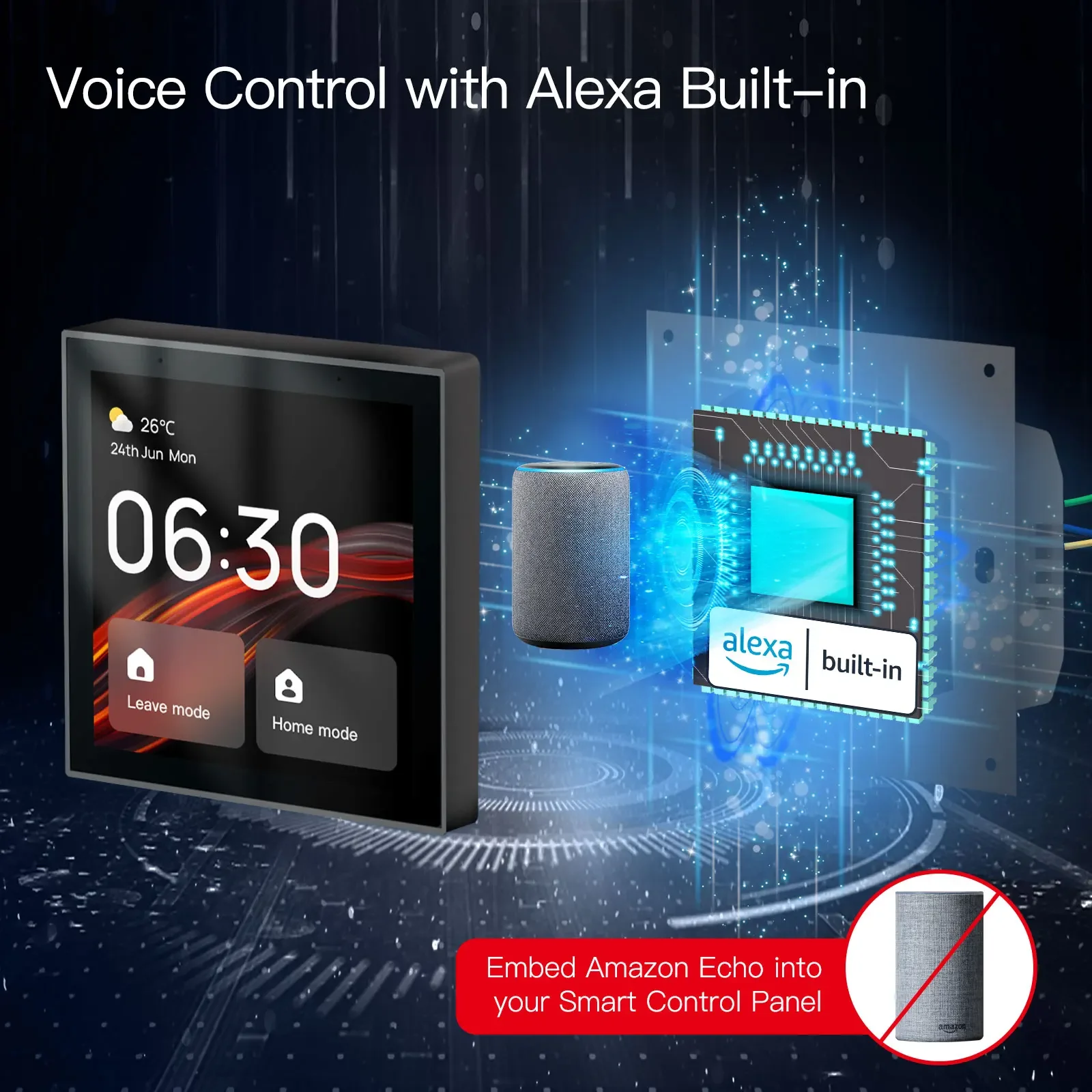 MOES Tuya wifi Multi-functiona - مراجعة Smart Home Touchscreen Control Panel وسعره